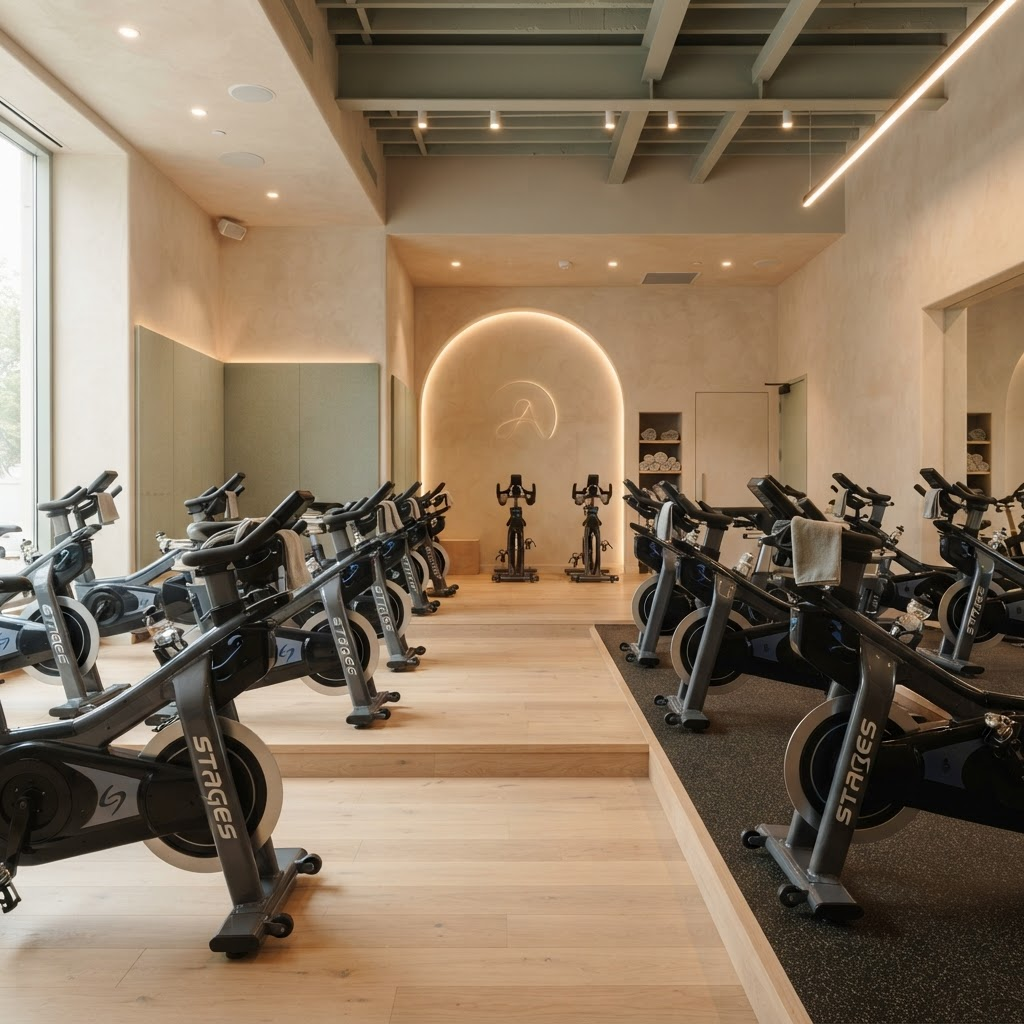 Spin boutique fitness studio